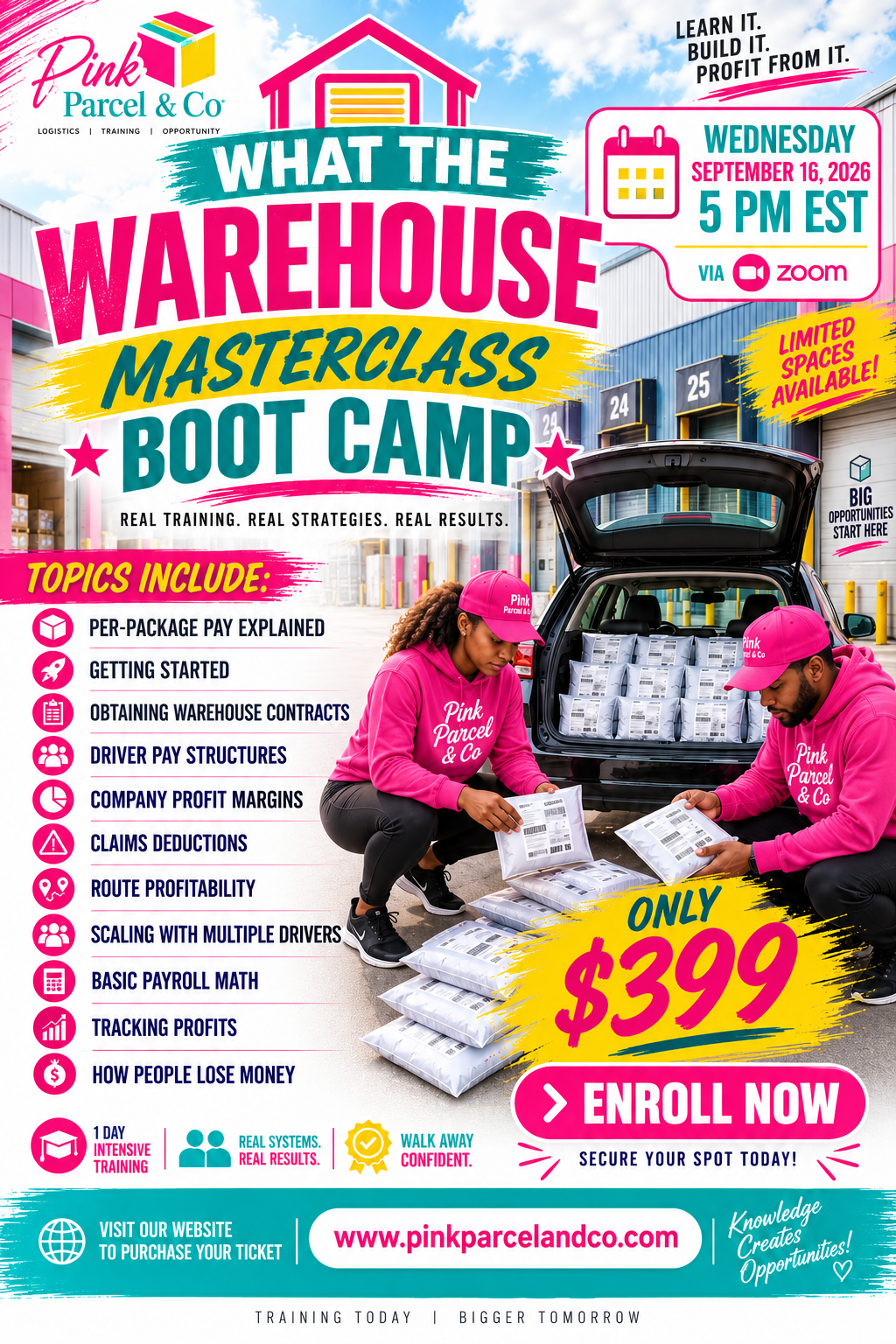 What The Warehouse Masterclass Bootcamp
