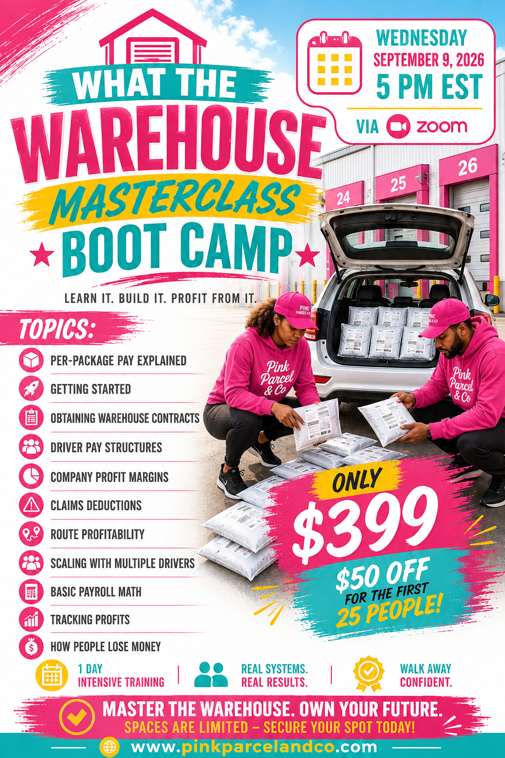 What The Warehouse Masterclass Bootcamp